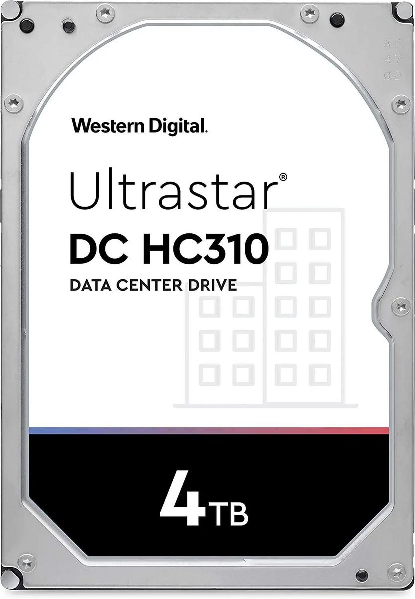 Жесткий диск WD Ultrastar DC HC310 HUS726T4TALE6L4,  4ТБ,  HDD,  SATA III,  3.5" [0b36534]